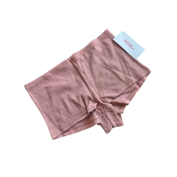 Ruby Ribbon Other - Ruby Ribbon Womens Pink Ribbed Boy Short panties size L